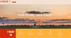 Desktop Screenshot of fisher.il.us